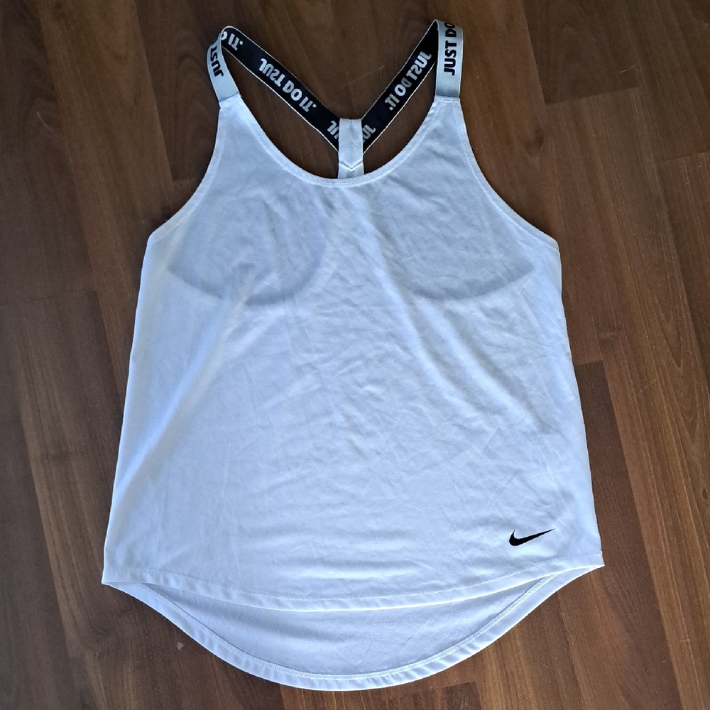 Nike Women's White Racerback Tank Top